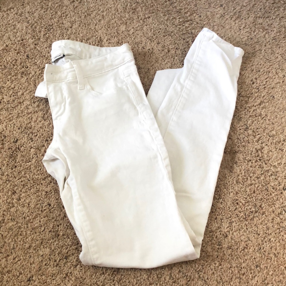 American Eagle White Jeggings